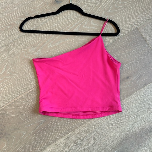 Barbie pink, one shoulder top from dynamite - Picture 1 of 2